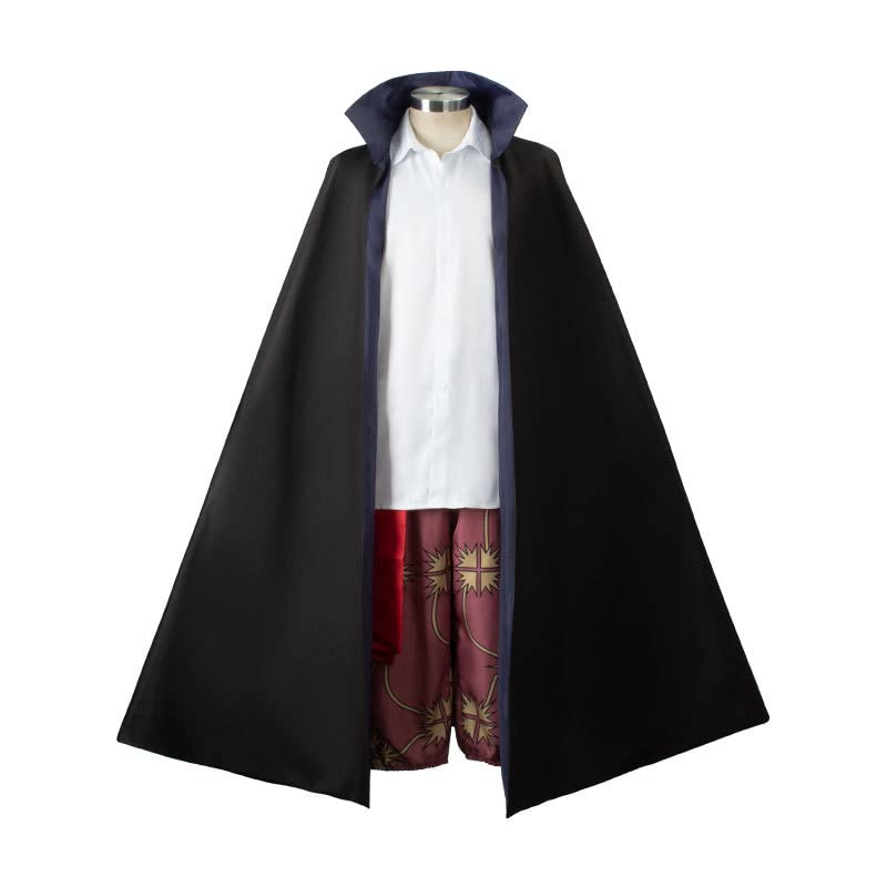 Red Hair Shanks Cosplay Costume Anime Uniform Shirt Cloak Halloween Outfits Full Set for Men