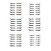 36paires Autocollants AdhéSifs Pour Eye-Liner Stickers RéUtilisables Rapide Ensemble d'eyeliner Portable Bandes PaupièRes Quotidien Double Bande BâTon Ligne Sticker(Couleur)