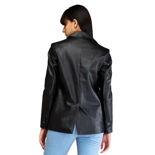 Image of Being Human Black Slim Fit Long Sleeve Women's Jacket Clothing