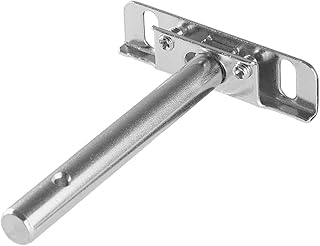 Orneic 10pcs 5in Floating Shelf Brackets, Concealed Mounting Plate for Wall Bookshelf, Hidden Shelf Bracket, Hardened Concealed Floating Shelf for Long Time Use, Wall Shelf Floating Shelf Brackets