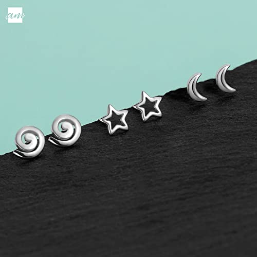 Amberta Set di Orecchini Minimal da Donna in