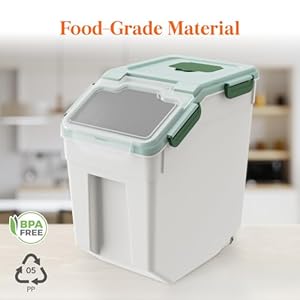 Lifewit 3 Pack 15l15lb Dog Food Storage Containers with Scoop 15l30lb Rice Dispenser with Lidwheels Suitable for Cereal Pet Food Dry Food Flour Baking Supplies in Kitchenpantry Organization Cucciolini Doodles Lifewit 3 pack 15l15lb dog food storage containers with scoop 15l30lb rice dispenser with lidwheels suitable for cereal pet food dry food flour baking supplies in kitchenpantry organization cucciolini doodles