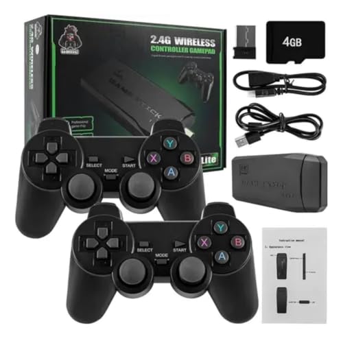 Image of NextTech M18 UHD Plug & Play Retro Game Console | 10,000+ Built-in Classic Games | HDMI TV Gaming Stick | Wireless Controllers | Portable Family Entertainment System (2026 Edition)