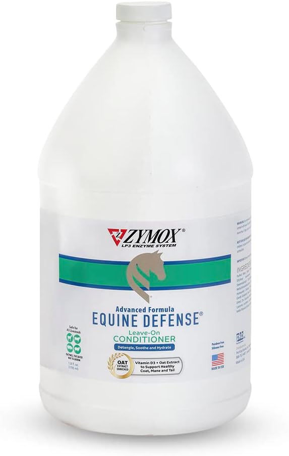 Zymox Equine Defense Advanced Formula LeaveOn Conditioner, 1 gal. Horse Coat