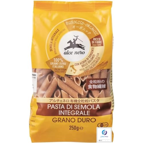 A`Fl L@ S yl 250g I[KjbN C^AY H@  Ŏ10 ALCE NERO Organic Durum Whole Wheat Semolina Penne 250g O[oEBbVJxt C5