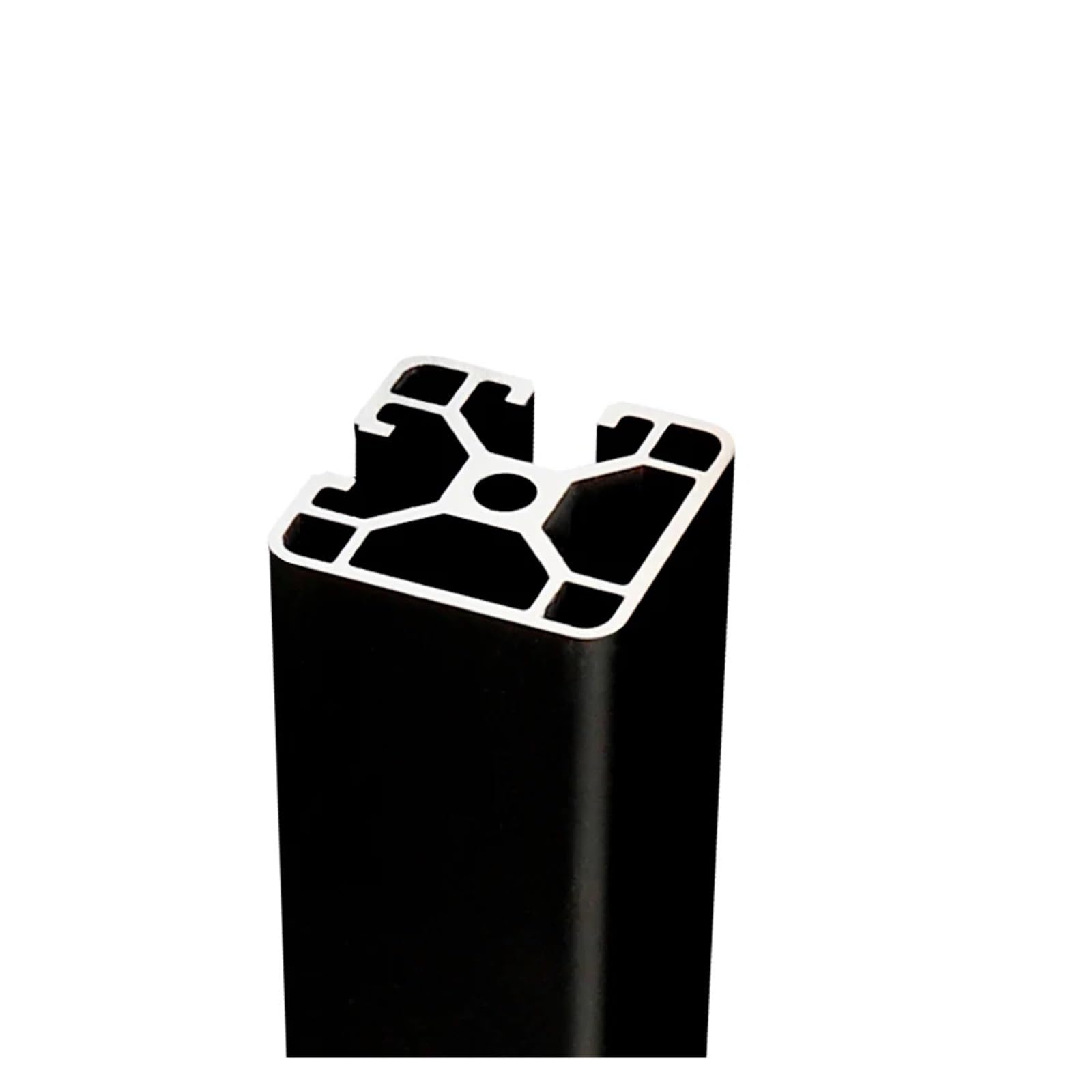 Profilo di alluminio anodizzato espulso alluminio nero 4040 N2 100-1200mm per guida lineare (450mm)