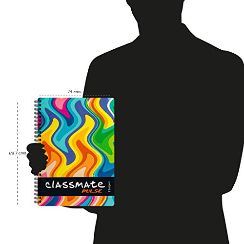 Image of Classmate Notebook - Single Line & Pulse Single Line 5-Subject Notebook, 810 Pages