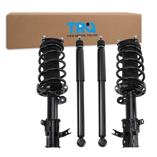 Image of TRQ Front and Rear Complete Strut Assembly & Shock Absorber Kit Complete Strut & Coil Spring Assembly Compatible with 2016-2021 Acura ILX