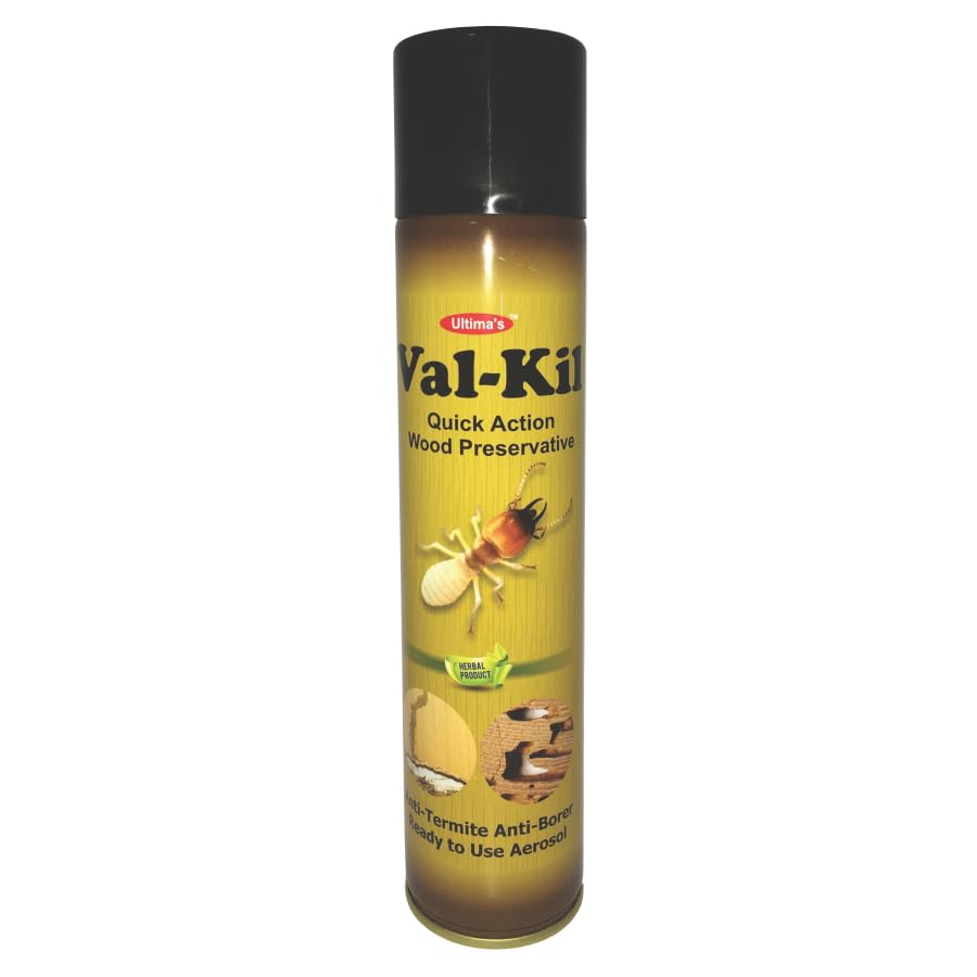 Ultimas VAl -Kil termite Aerosol spray for furniture & wooden insect Natural ingredients based, Quick Action Wood Preservative Ready-to-Use Spray Pack of 10 (B0C69PXT4V) Amazon Price History, Amazon Price Tracker
