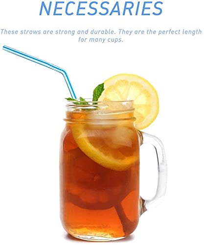 TubxVin 200 stuks bubble thee bekers stro dikke kinderen rietjes kleurrijke drinkrietjes,bonte herbruikbare rietjes… - Afbeelding 3