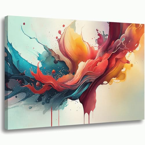 Quadro Decorativo Abstrato em Canvas, Impressão Ultra HD 4k, Arte...