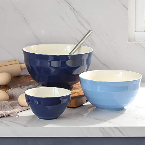Dowan 010402160805042 Mixing Bowls, 4.25/2/0.5 Qt Ceramic Mixing Bowls thumb #6