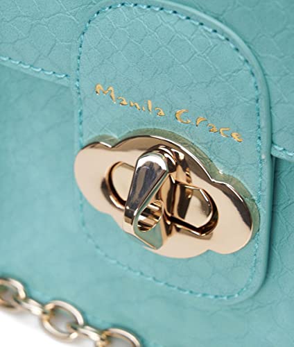 MANILA GRACE Borsa Tracollina Poppy Medium effetto...