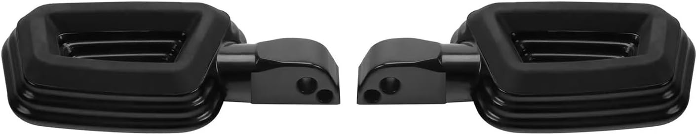 Motorcycle Rear Passenger Foot Pegs Pedal Pads Compatible With Harley Softail 2018-2023 2022 2021 2020 2019 Models(Black)