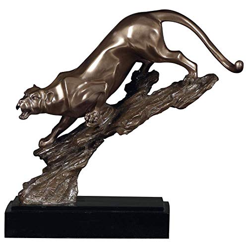 Statue Lucky Léopard H3TF5J en Cuivre : Cadeau de Décoration Rétro Idéal pour la Maison