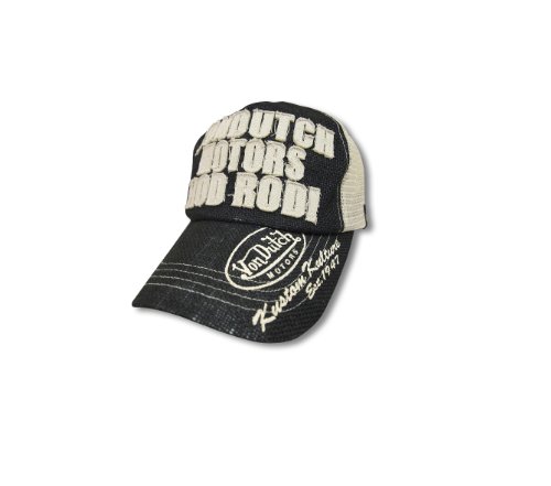 Amazon | ヴォンダッチ(VonDutch) メッシュCAP BLACK/BEIGE F