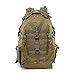 QICHENG Sac à Dos 25L Tactique Militaire Rucksack Patrol Unisexe Molle Assault Sac pour Ourdoor Trekking Randonnée Travelling Camping Chasse,Beige