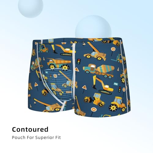 Boys' Cotton Boxer Brief Soft Underwear-Modern Excavator4