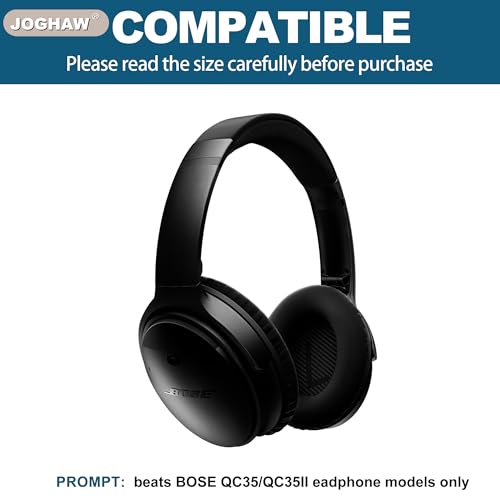 Image of Full Cooling Gel Replacement Earpads for Bose QuietComfort QC35 Headphones Ear Pads Cushions with Breathable Ice Silk Fabric, High-Density Noise Cancelling Foam - White