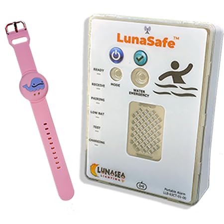 Lunasea Water Activated Pet Safety RF Transmitter w/Rechargeable Alarm Receiver - Red Lunasea+Water+Activated+Pet+Safety+RF+Transmitter+w%2fRechargeable+Alarm+Receiver+-+Red