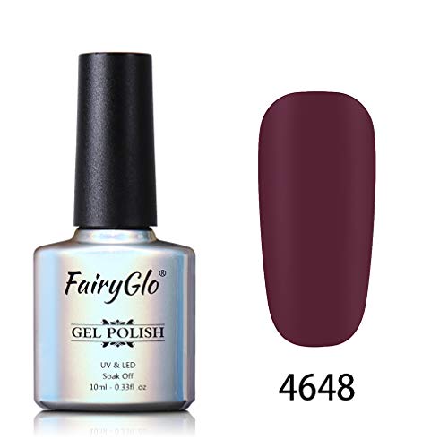 Esmalte de Uñas Semipermanentes Serie de Esmalte de Uñas 3 en 1 One Step Mate Uñas de Gel Semipermanente Manicura y Pedicura Soak Off 1pcs 10ml de Fairyglo - 4648