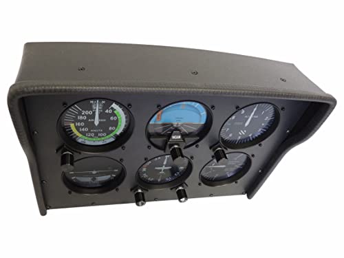 Flight Sim Wings panel analógico 6 instrumentos gris miniatura 4