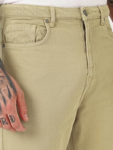 Image of Bewakoof Men's Baggy Fit Jeans