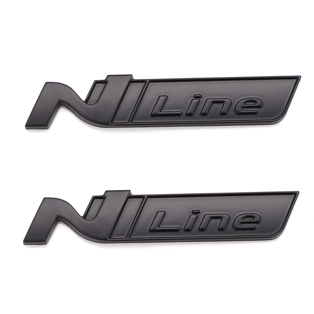 Amazon | 2個 N Line エンブレム 3Dメタル 車のステッカー 