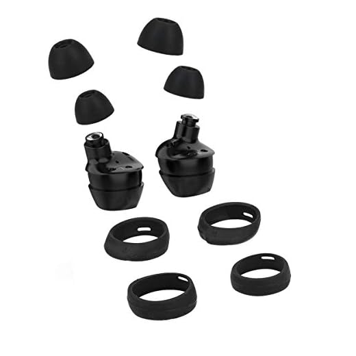 kwmobile 4 x ersättningsöronspetsar kompatibla med Samsung Galaxy Buds/Buds Plus – set med silikonöronsnäckor för hörlurar