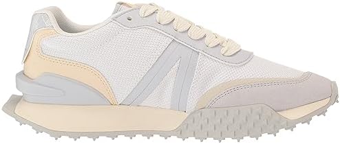 Lacoste Women's L-Spin Deluxe Sneaker, WHT/LT TRQS, 10 | Image 5