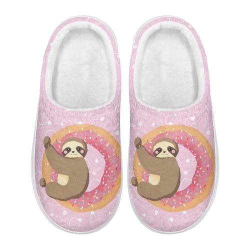 UNICEU House Slippers for Women Comfy Fuzzy House Shoes Slip On Fluffy Slipper Comfortable Back Closed Indoor Slides2