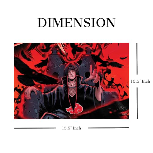 Image of Laptop Skin Stickers HD Quality Sticker for Laptops Upto 15.6 inch (Dustproof|Waterproof|Scratchproof|Reusable) - BE Itachi Kingdom