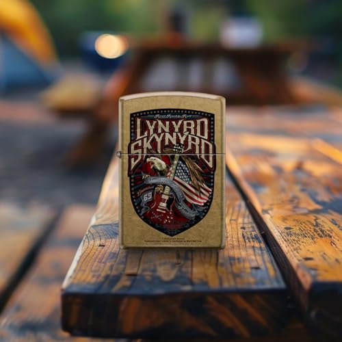Encendedor Zippo Lynyrd Skynyrd Bronce Pulido miniatura 5