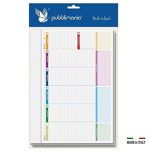 Pubblimania 2 Mini Planning Settimanali da tavolo
