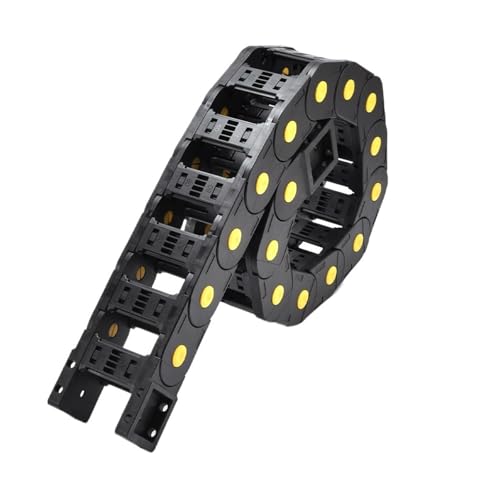 1M 20 25 Plastic Transmission Cable Chains Bridge Opened Drag Chain With End Connectors Machine Tools Wire Carrier(55mm,25x103 m