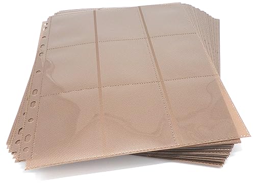 docsmagic.de 50 18-Pocket Pages Copper - Sideloading - 11 Holes - MTG PKM YGO