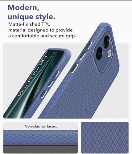 Image of Jkobi Liquid Silicone Back Case Cover for Vivo T3 Pro (Camera Protection | Side Grip Texture | Soft and Flexible)