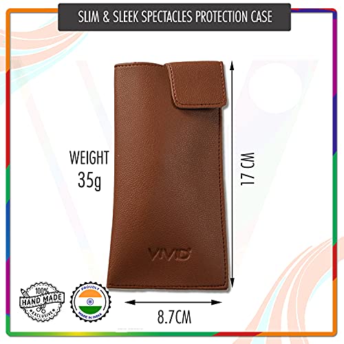 Image of VIVID Unisex Specs Valcro Eyewear Dabbi Artificial Leather Soft Case Cover