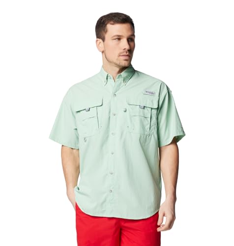 Image of Columbia Men Omni-Shade Bahama II Hiking and Trekking Short Sleeve Shirt