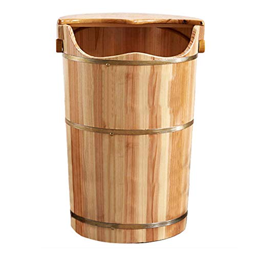 Spa de Pies Barril de Madera Verde 60cm