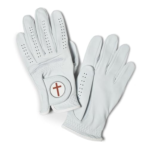 Palmetto Golf & Belts, Brown Cross, AAA Cabretta Leather Golf Glove Cadet Extra Large Right Handed Golfer