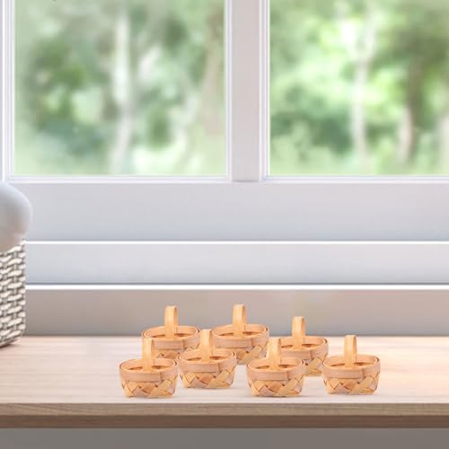 Mini panier tressé rangement petits objets déco table mariage
