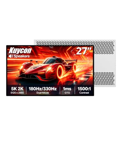 Image of P27Z 27'' 5K Glossy Monitor (Honeycomb - Without Stand) | Dual Mode 5K 180Hz / 2K 330Hz, IPS Panel, Built-in Speakers, 10-Bit Color, 99% sRGB, 98% DCI-P3, 218PPI, HDR, 1ms, 1500:1