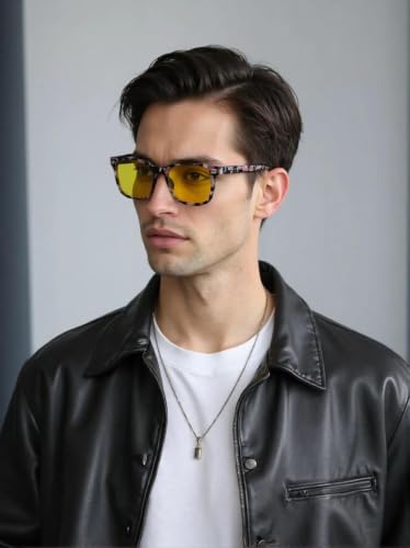 Image of Night Night Glasses Polarized for Women Men (2 Pack) | Nighttime Vision Glasses with Yellow Lens Anti Glare