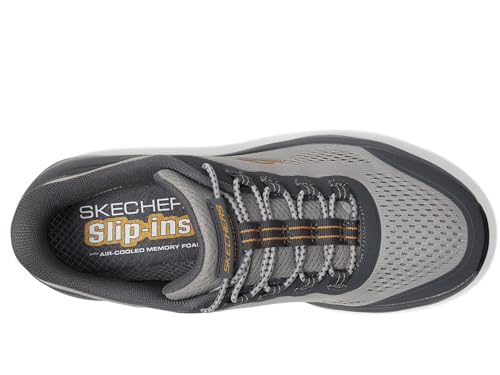 Image of Skechers Men's Glide-Step Sole Hands Free Slip-in Sneaker, Grey, 11 Wide