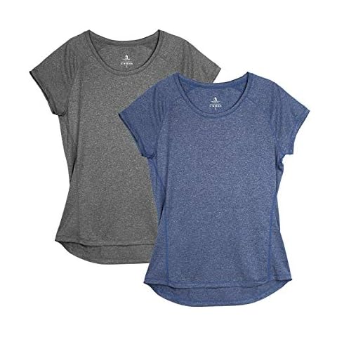 icyzone Women's Workout T-Shirts Pack of 2 Cover