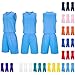 Kids 2 Piece Outfits Crewneck Sleeveless Tank Top Matching Shorts Summer Athletic Jerseys Training Uniforms for 4-13 Years