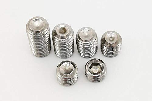 10 Pcs M3 x 3mm Set Screw Grub Screw Hex Socket - 3mm D x 3mm L x 0.5mm Pitch