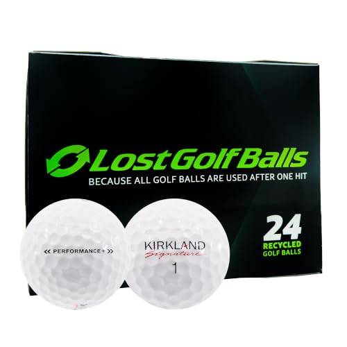 Kirkland Mix Golf Balls, Near Mint Quality, 24 Pack