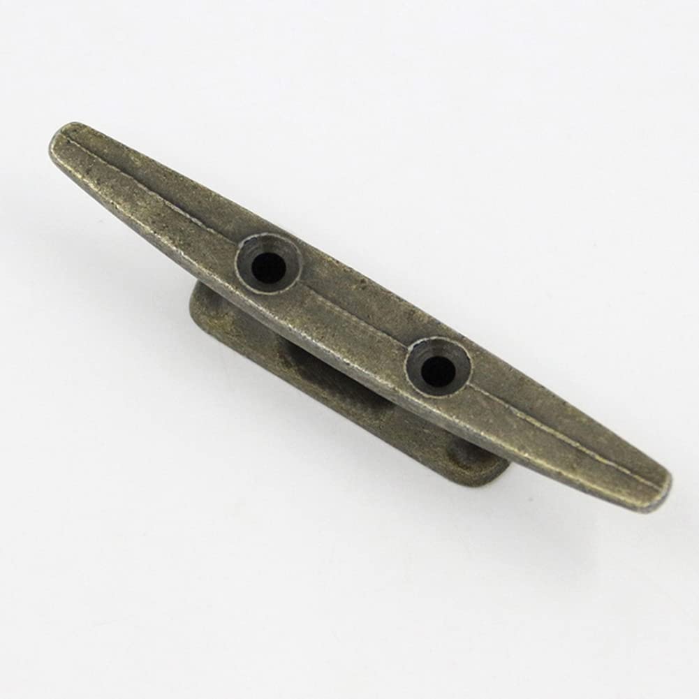 Bitta for ormeggio barca da 4 pollici for ormeggio barca in bronzo, ghisa adatta for, spiaggia, lago, arredamento marittimo, 4 pezzi